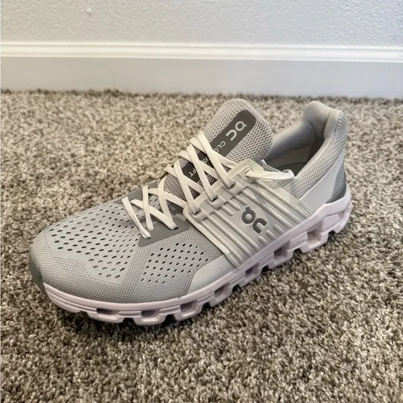 On Running Women's Gray Running Shoes - Picture 2 of 6